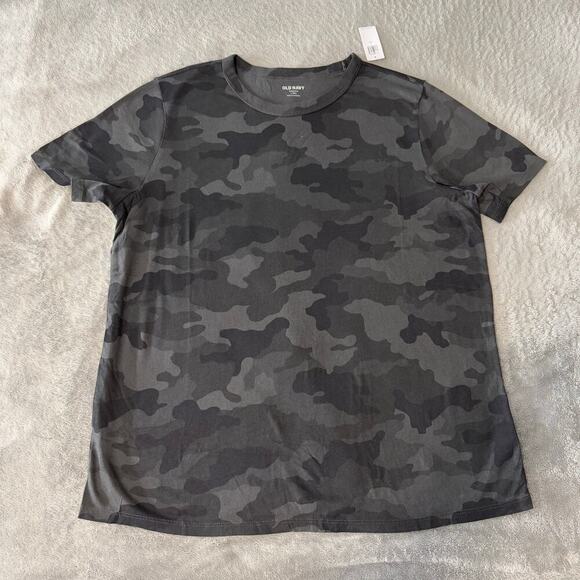 Old Navy Everyday Camo Print T-Shirt, Green, L - Picture 1 of 4